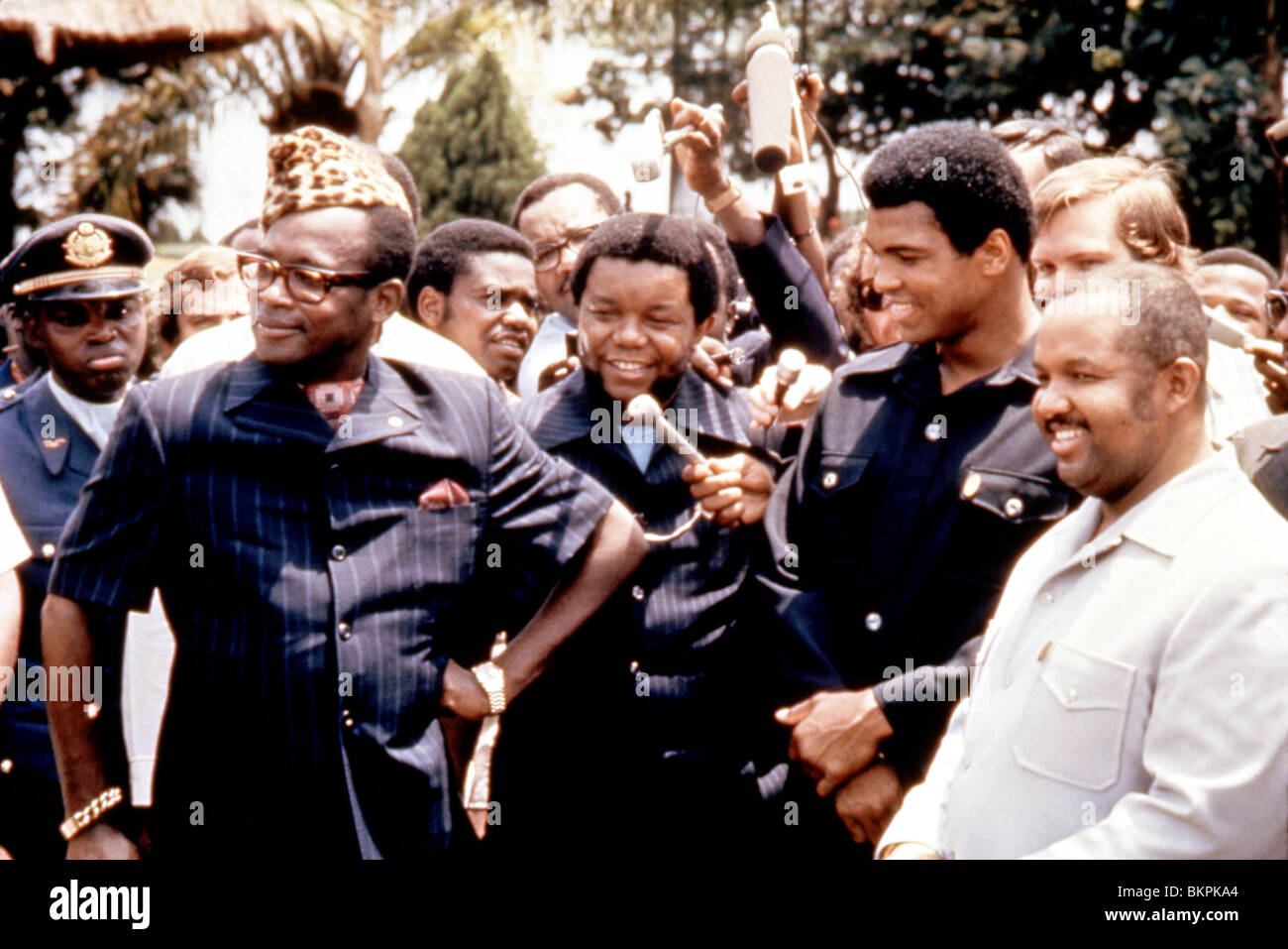Quando eravamo re (1997) Mobutu Sese Seko (PRESIDENTE DELLO ZAIRE), Muhammad Ali WWWK 023 Foto Stock