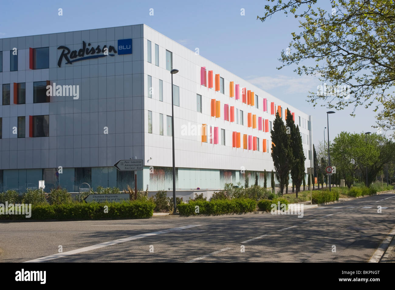 Il confortevole Hotel Radisson Blu Hotel all' Aeroporto di Tolosa Blagnac Haute-Garonne Midi-Pirenei Francia Foto Stock