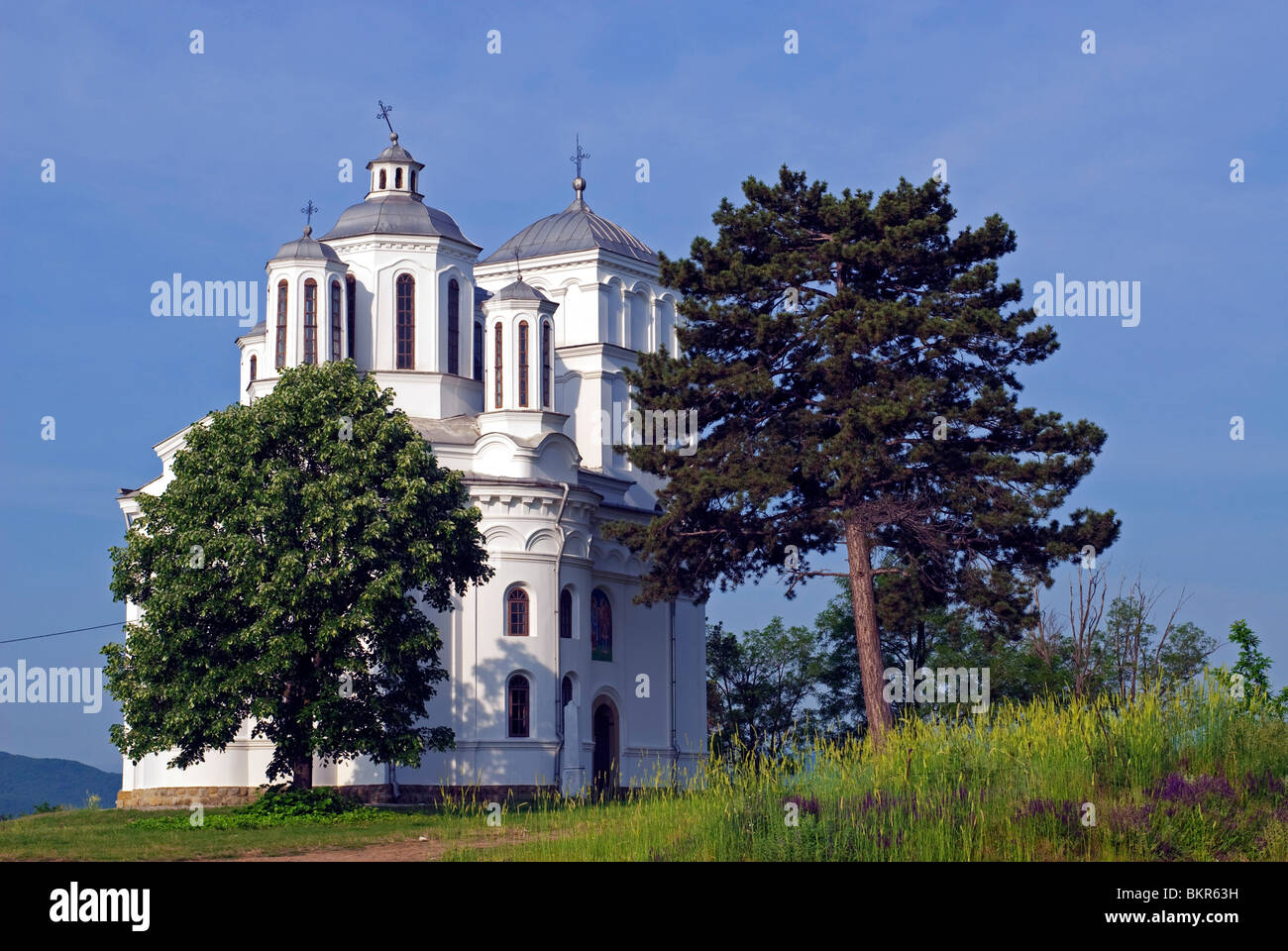 Balcani, Serbia. Chiesa ortodossa. Foto Stock