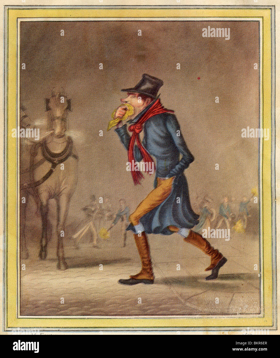 Dicembre - un purosangue novembre & London particolare (1827). Foto Stock