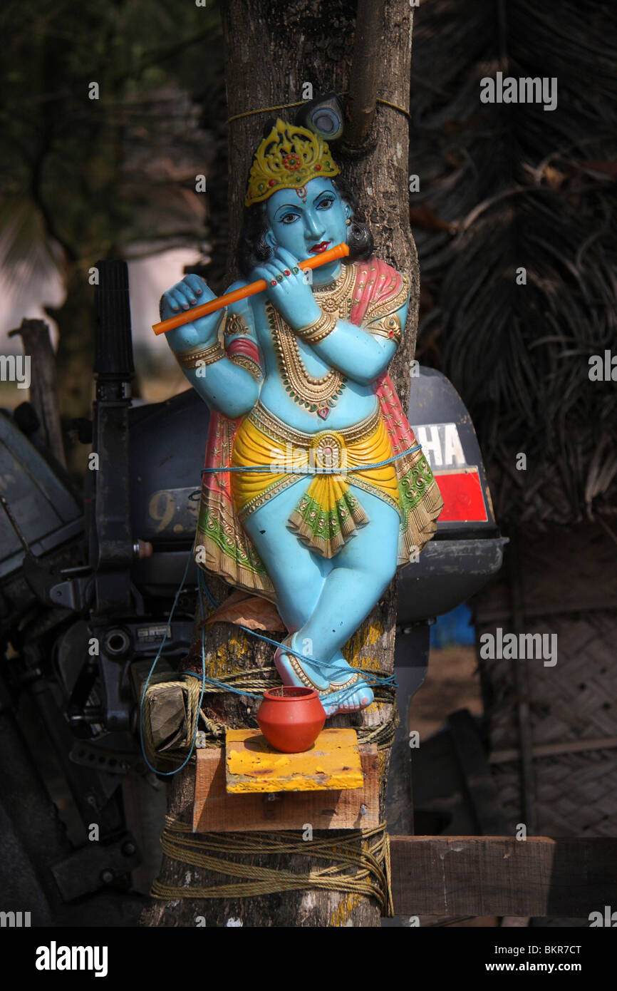 Krishna idolo Foto Stock