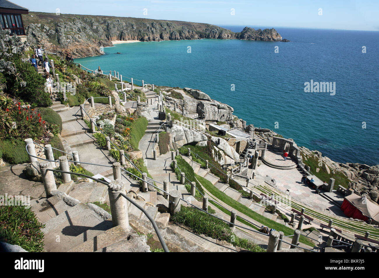 Il teatro Minack Lizard Cornwall Inghilterra REGNO UNITO Foto Stock