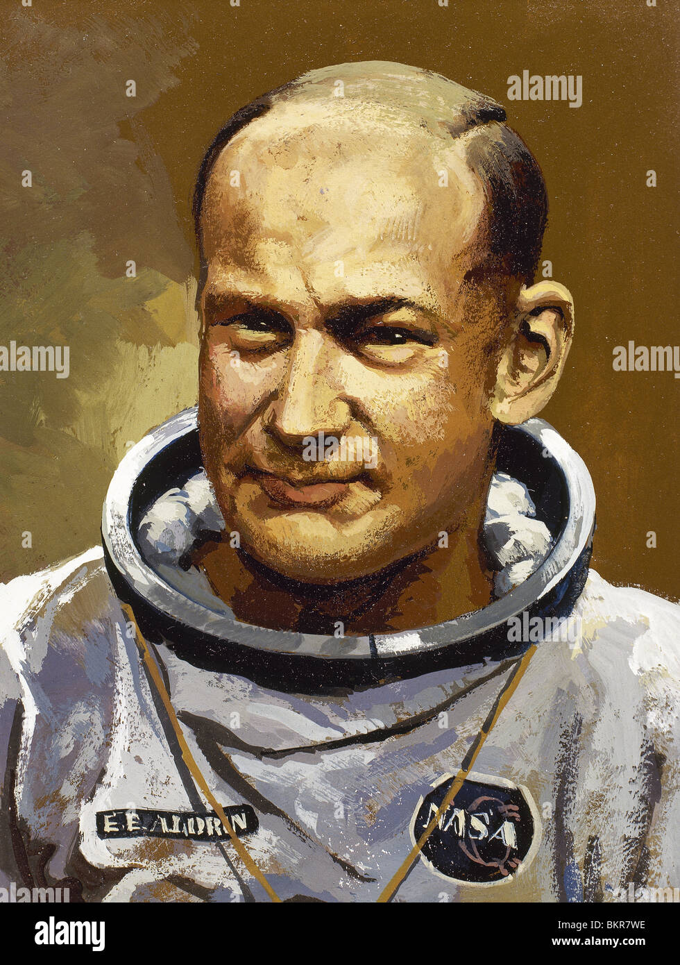 ALDRIN, Edwin E. astronauta americano, pilota dell'Apollo XI modulo di comando, la spedizione che conquistò la luna il 20 luglio 1969. Foto Stock