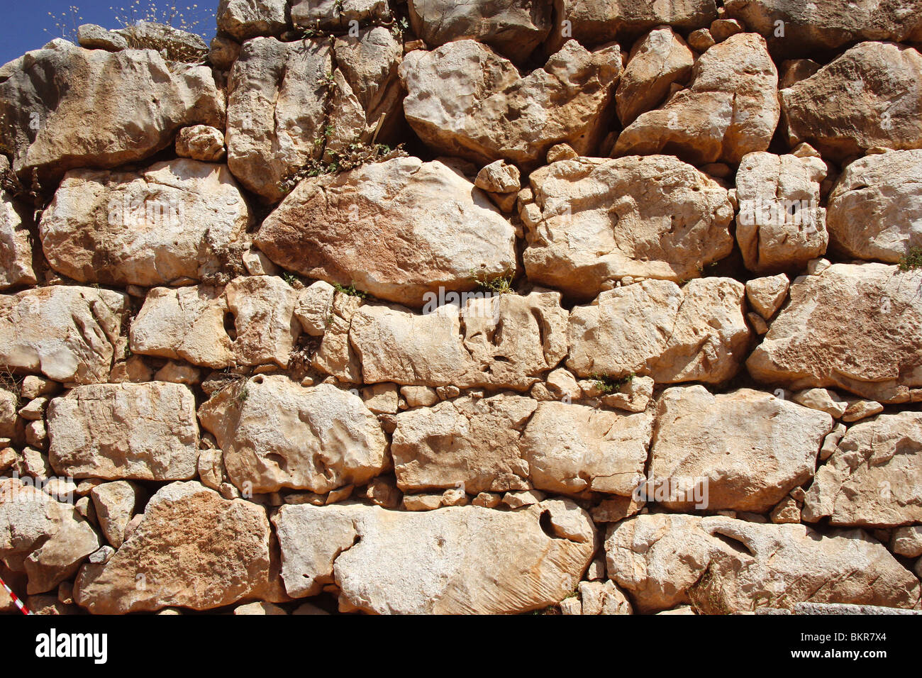 Micene. Mura ciclopiche della città. Argolis. 1600 -1100 B.C. Peloponese. La Grecia. Foto Stock