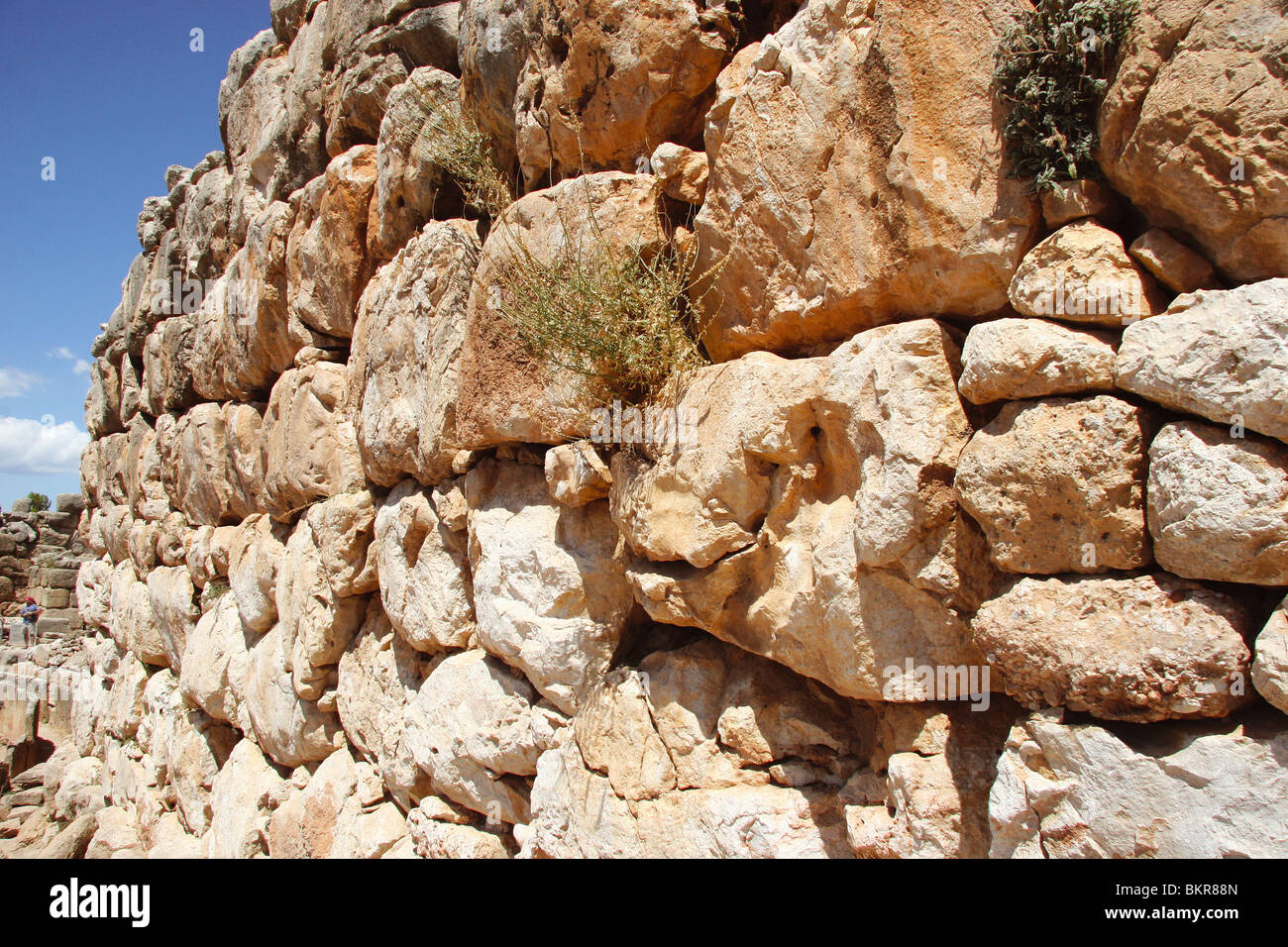 Micene. Mura ciclopiche della città. Argolis. 1600 -1100 B.C. Peloponese. La Grecia. Foto Stock