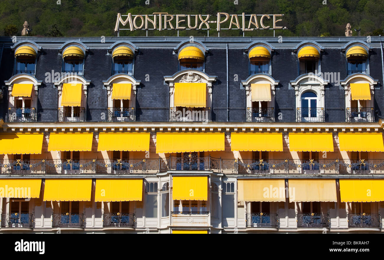 Montreux Palace Foto Stock