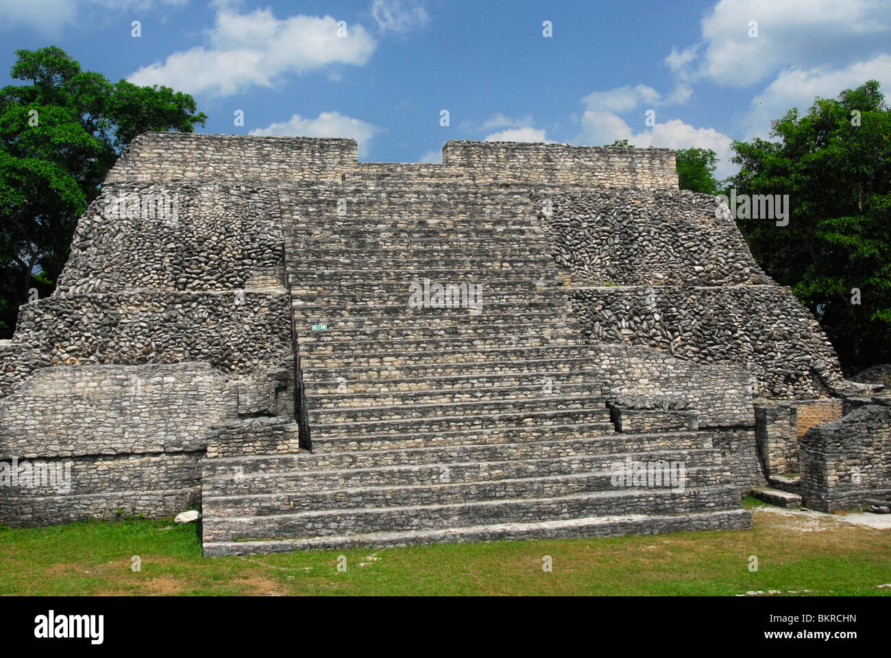 Caracol rovine Maya, montagne, Cayo District, Belize, America Centrale Foto Stock