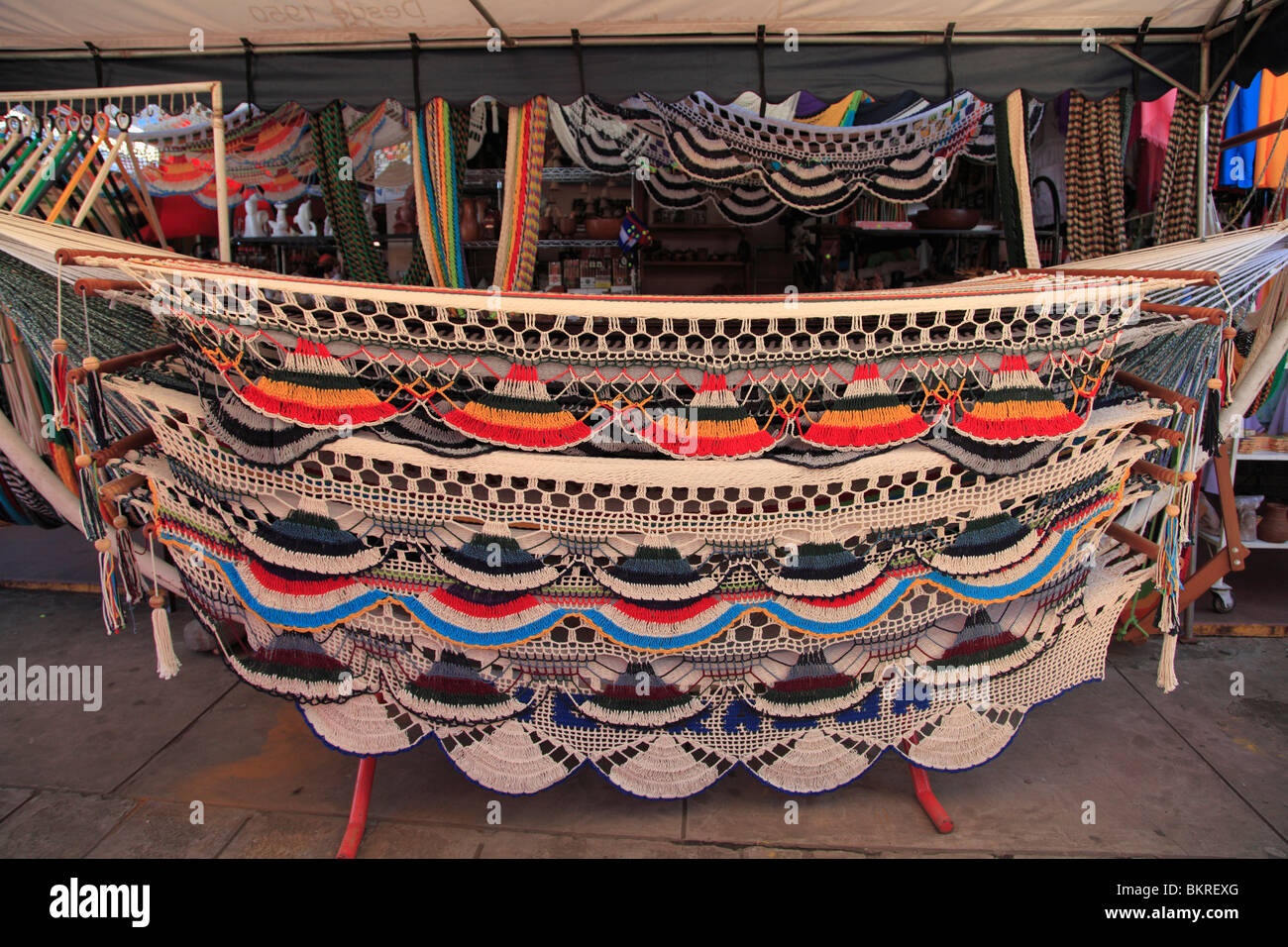 Amache, Mercado Artesanias, nazionale mercato artigiani, Masaya Nicaragua america centrale Foto Stock