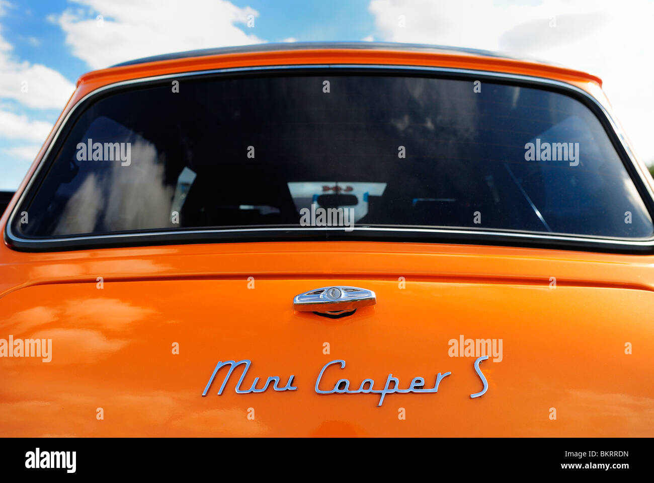 Mini Cooper S 1961-2000, badge dettaglio - 2010 Foto Stock