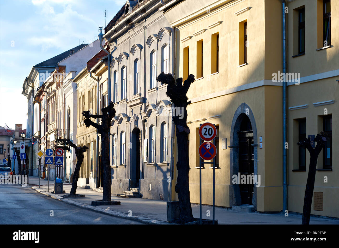 La Slovacchia, il centro storico di Levoca Foto Stock