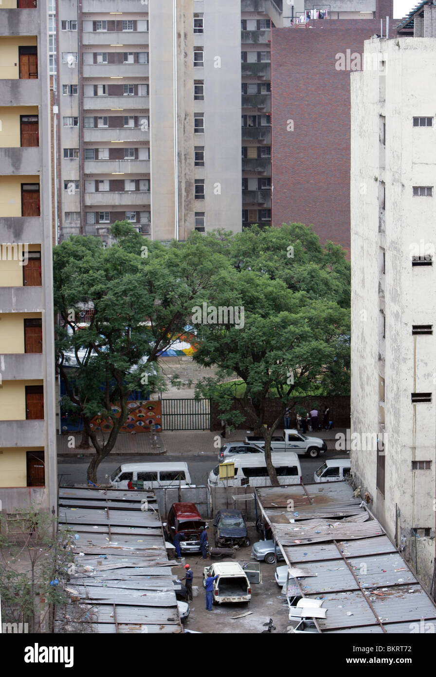District Hillbrow a Johannesburg, Sud Africa Foto Stock