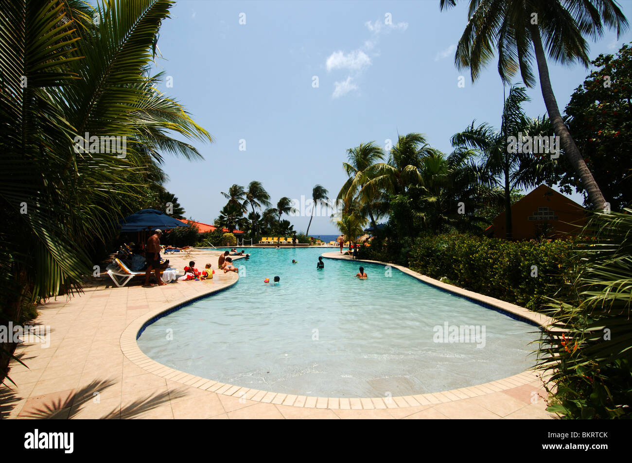 Curacao Willemstad, Hilton hotel Foto Stock