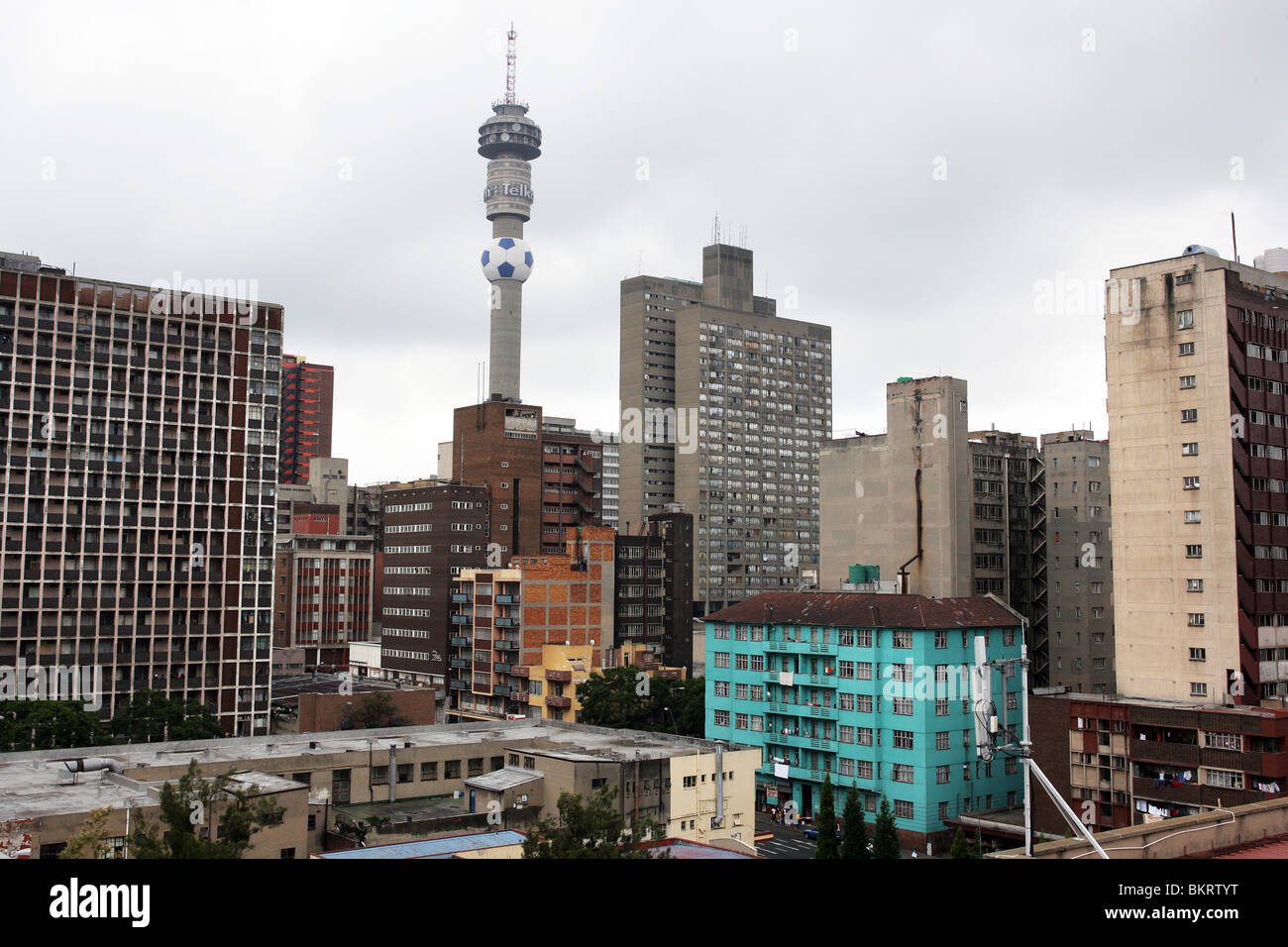 Hillbrow Tower a Johannesburg, Sud Africa Foto Stock