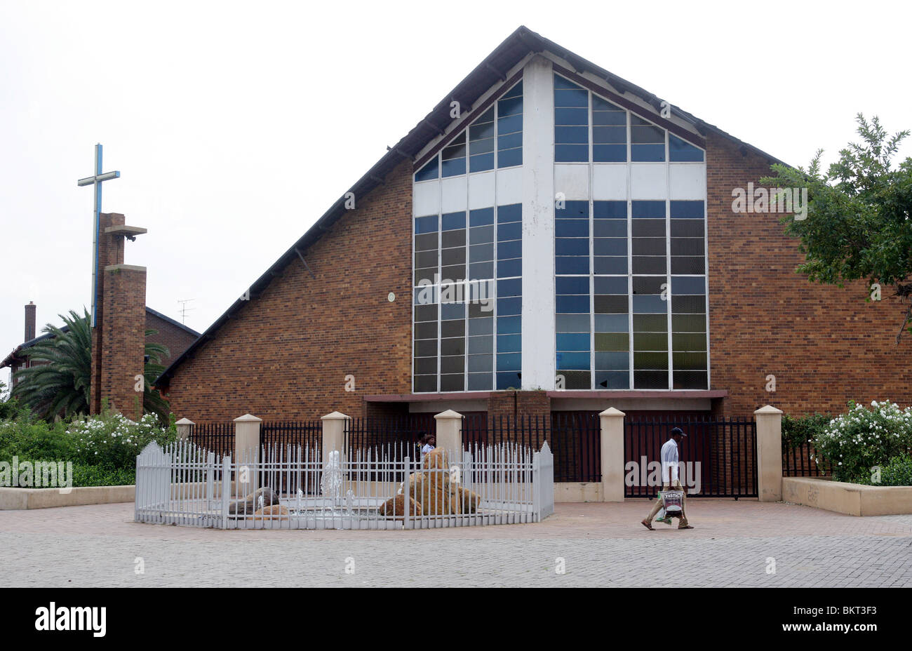 Chiesa Regina Mundi a Soweto, Johannesburg, Sud Africa Foto Stock
