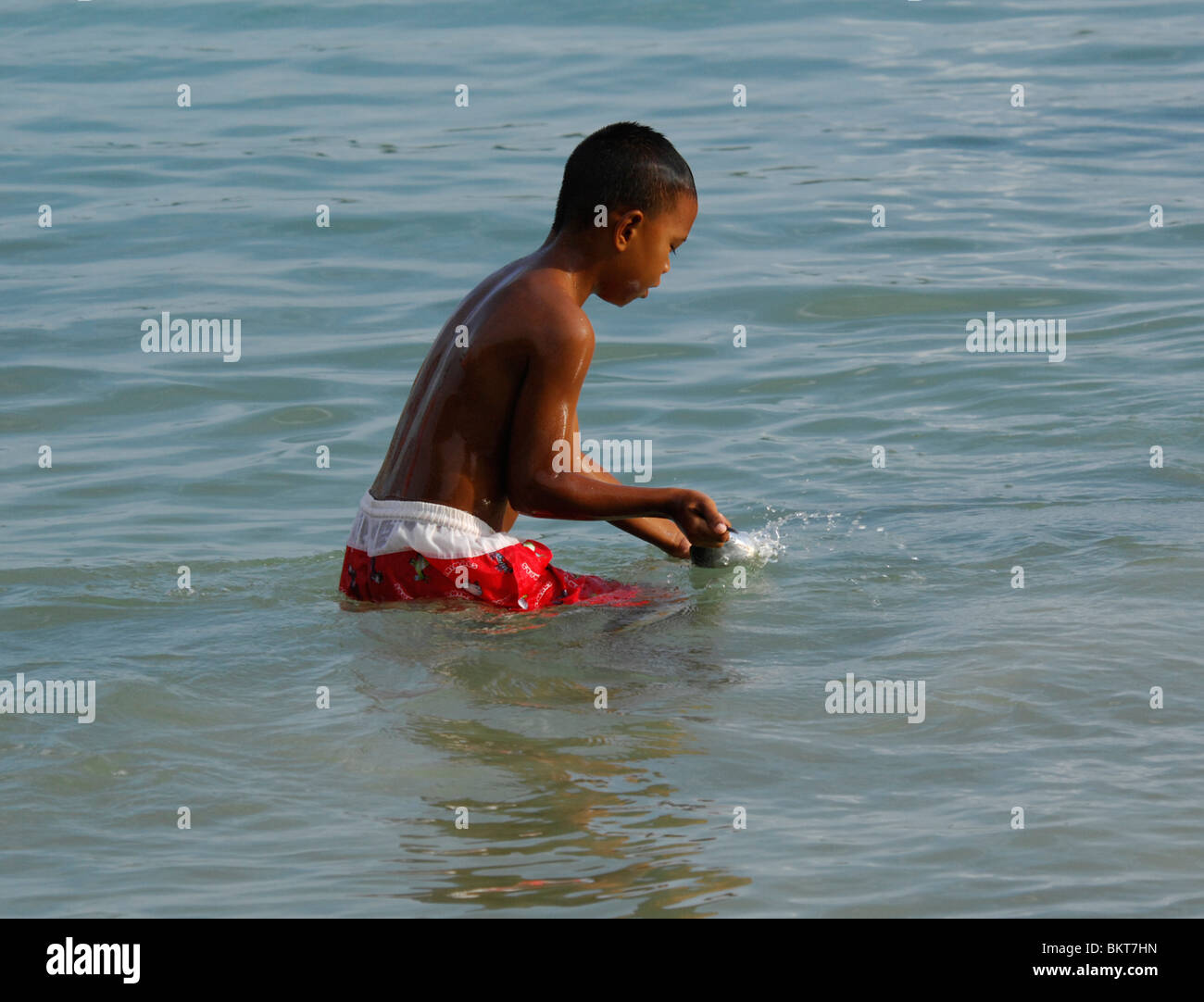 Chao leh, zingari del mare village , Rawai Beach , phuket island ,Thailandia Foto Stock