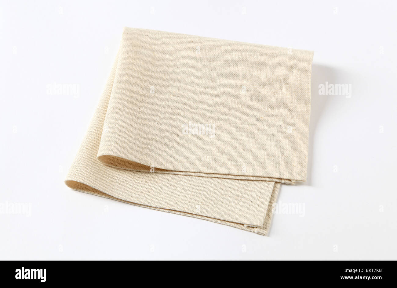 Piccolo tovagliolo di lino Foto Stock