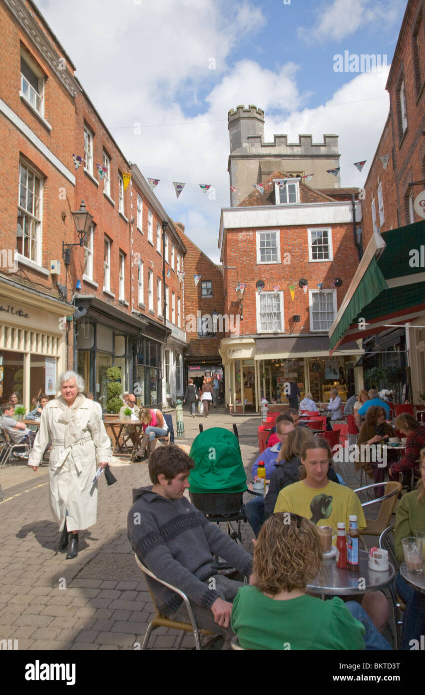 Winchester city centre Foto Stock