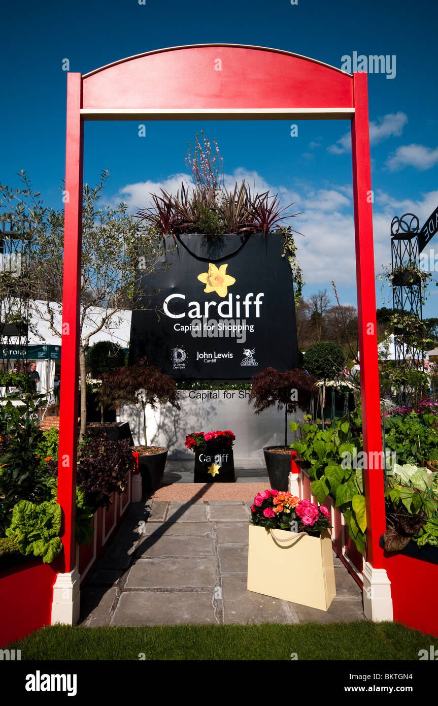 Consiglio europeo di Cardiff al Salone giardino alla RHS mostrano a Cardiff nel 2010 Foto Stock
