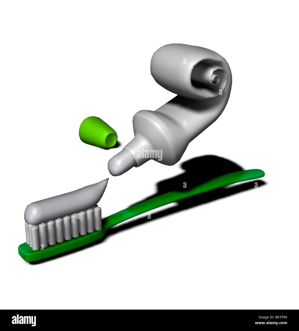 spazzolino da denti Foto Stock