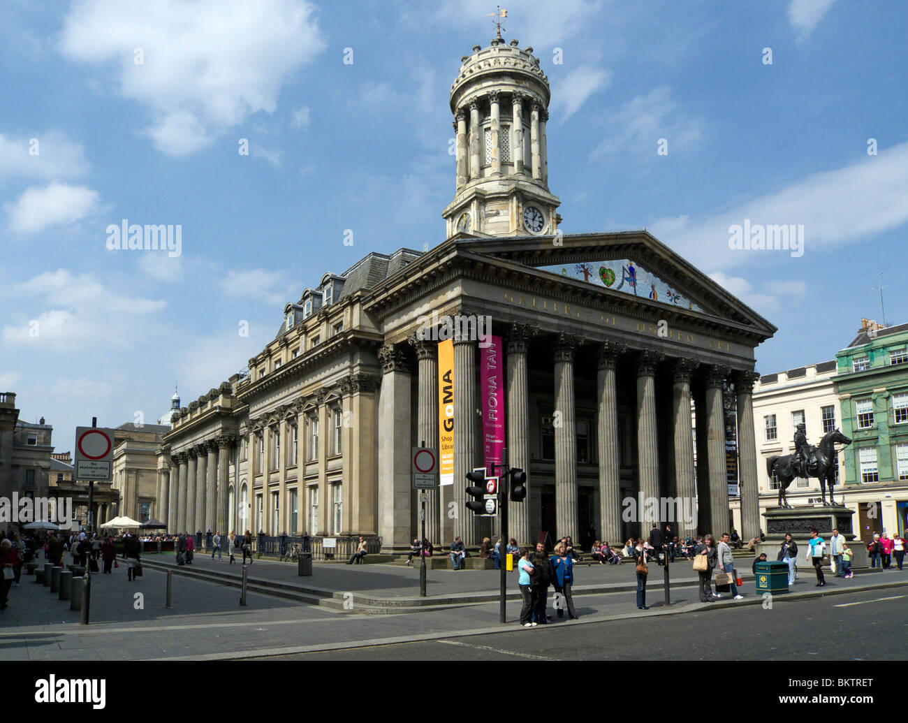 Glasgow Galleria di Arte Moderna al Royal Exchange Square a Glasgow Scozia Scotland Foto Stock
