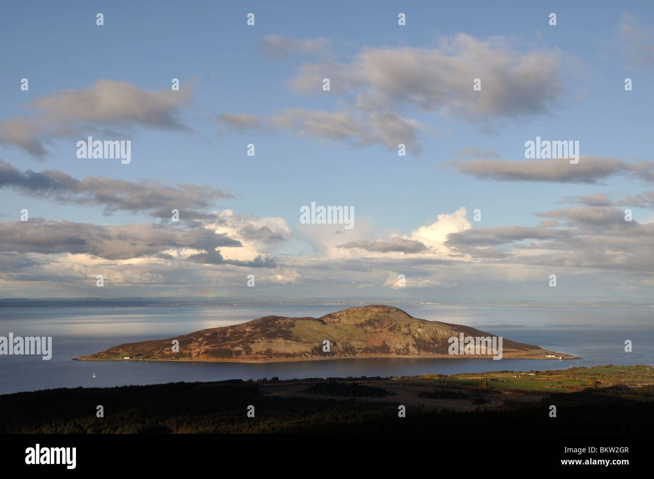 A Isola Santa da Tighvein, Arran, Scozia Foto Stock