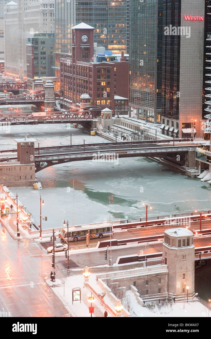 Downtown Chicago Il. Foto Stock