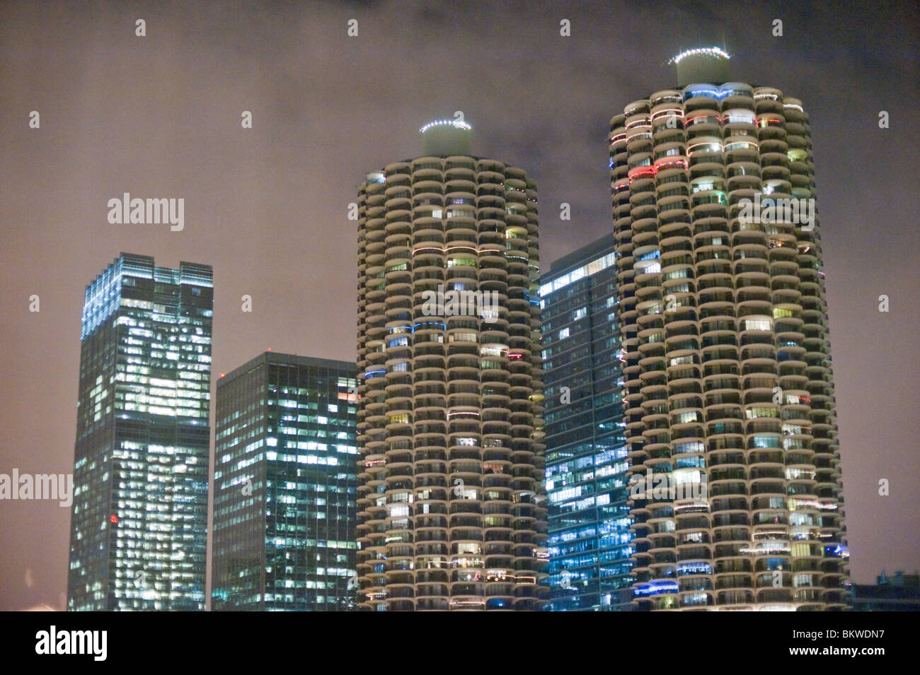 Downtown Chicago Il. Foto Stock