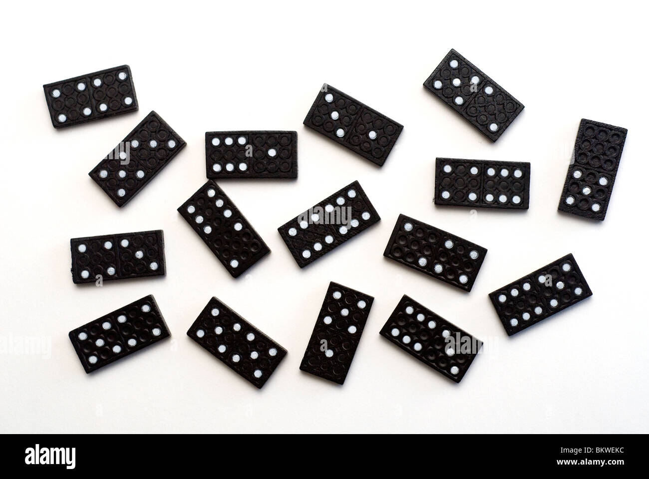 Domino piastrelle. (© Richard B. Levine) Foto Stock