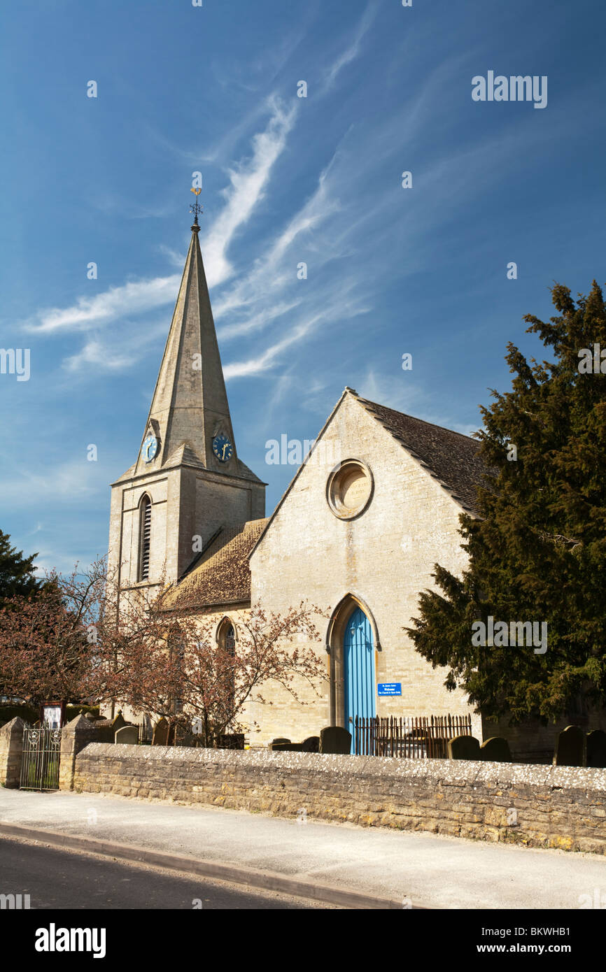 Chiesa parrocchiale di San Giacomo in Aston, Oxfordshire, Regno Unito Foto Stock
