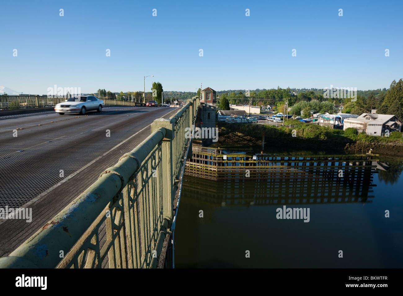 South Park Bridge - Seattle, Washington Foto Stock