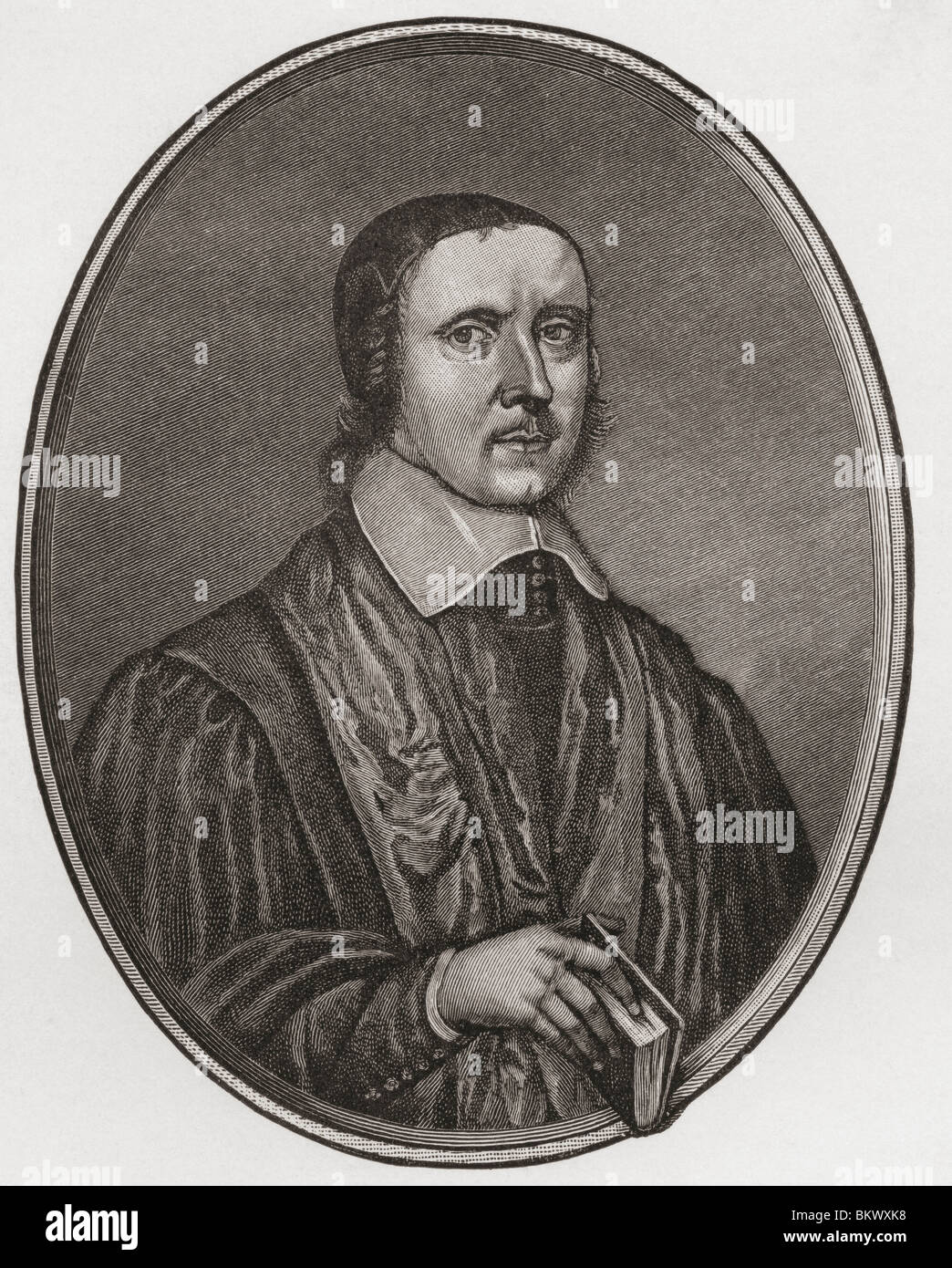 Jeremy Taylor, 1613 a 1667. Autore e sacerdote nella chiesa dell'Inghilterra. Foto Stock