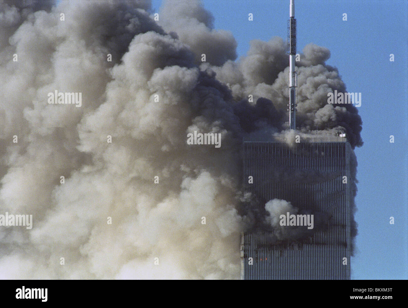 One World Trade Center la mattina del 11 settembre ©Stacy Rosenstock Walsh/Alamy Foto Stock
