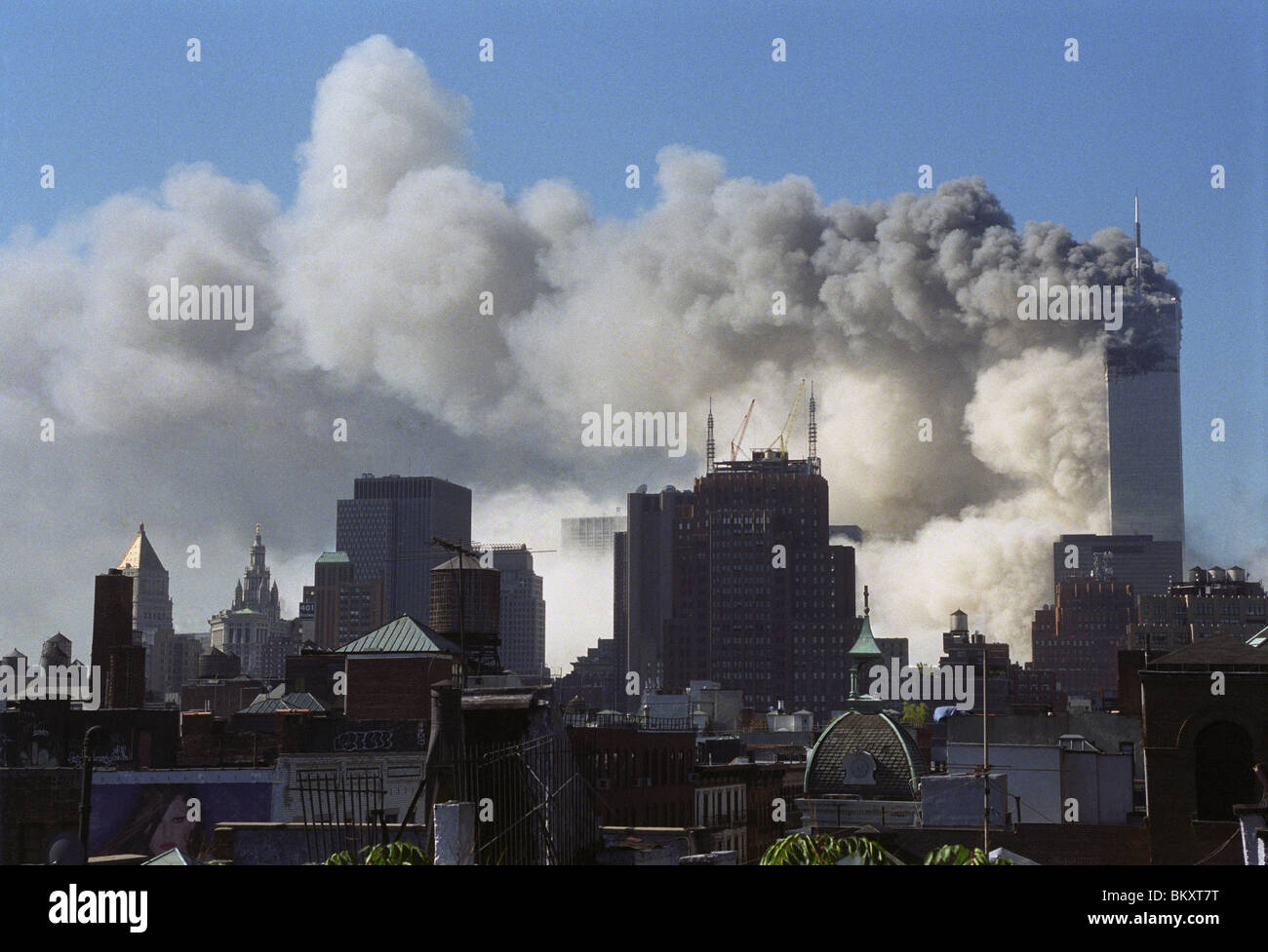 World Trade Center WTC crollo Settembre 11 ©Stacy Rosenstock Walsh/Alamy Foto Stock