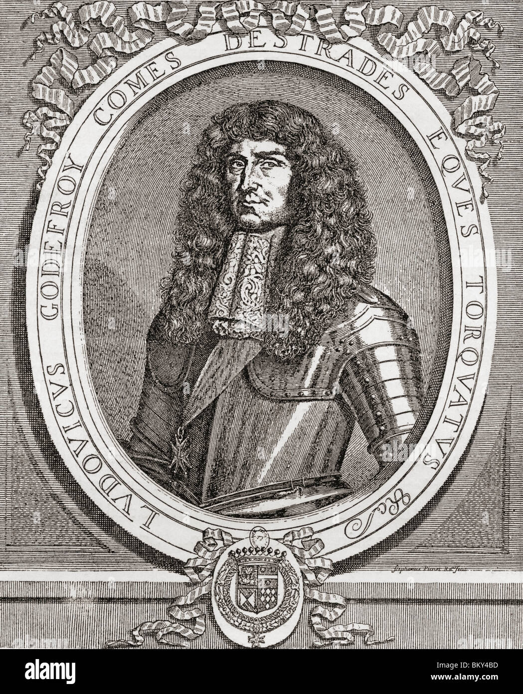 Godefroi, Comte d'Estrades, 1607 a 1686. Diplomatico francese e il maresciallo. Foto Stock