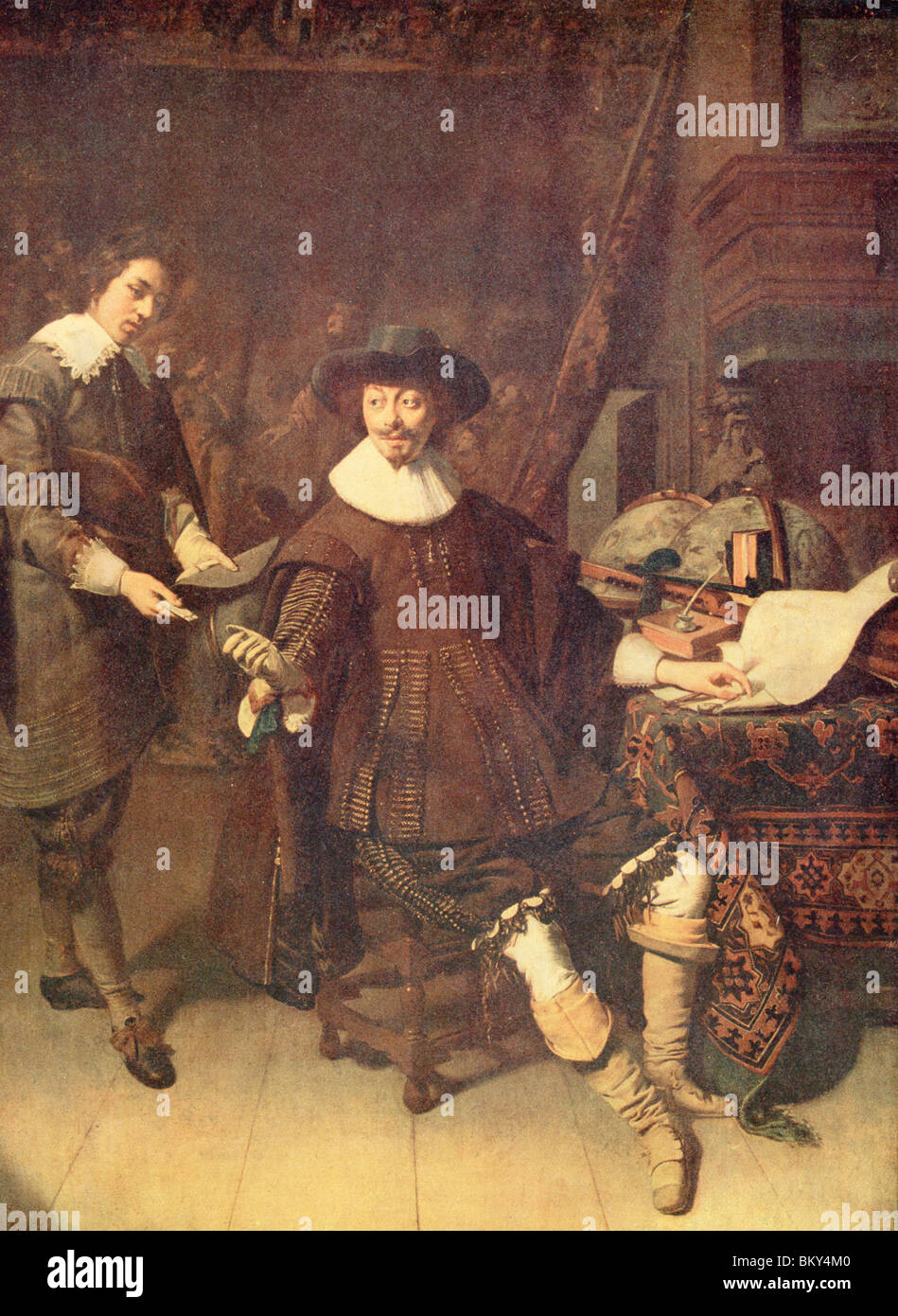 Un commerciante olandese Foto Stock