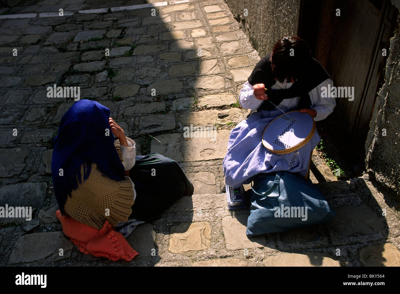 Arbëreshë minoranza etnica, San Paolo Albanese, Basilicata, Italia Foto Stock