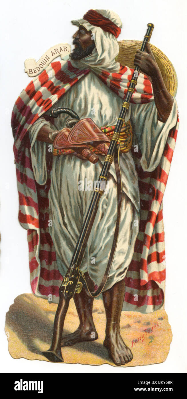 Beduino arabo Foto Stock