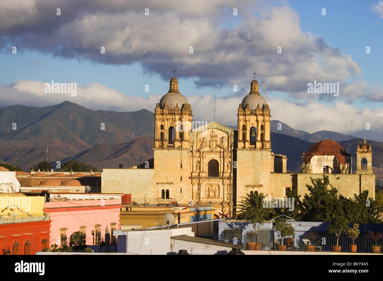 Chiesa di Santo Domingo, Oaxaca de Juarez, Stato di Oaxaca, Messico Foto Stock