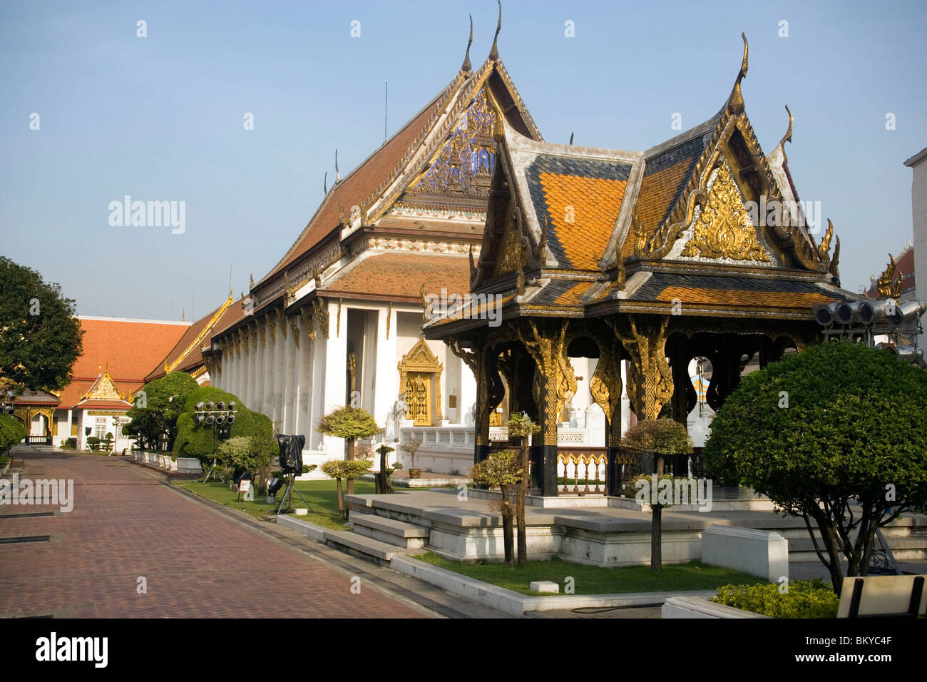 Buddhaisawan Cappella e Museo Nazionale di Bangkok, il museo più grande del sud-est asiatico, Bangkok, Thailandia Foto Stock