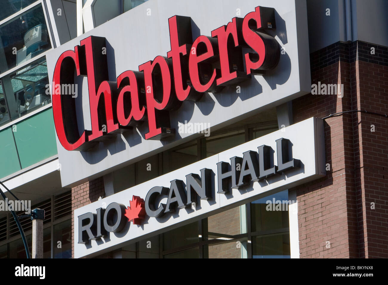 Un negozio capitoli è raffigurato in Toronto Foto Stock
