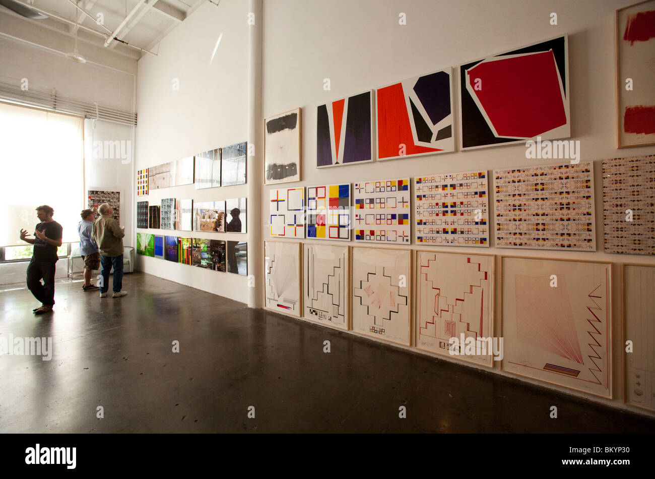 Gallery, la Birreria Art Walk, Los Angeles California, Stati Uniti d'America Foto Stock