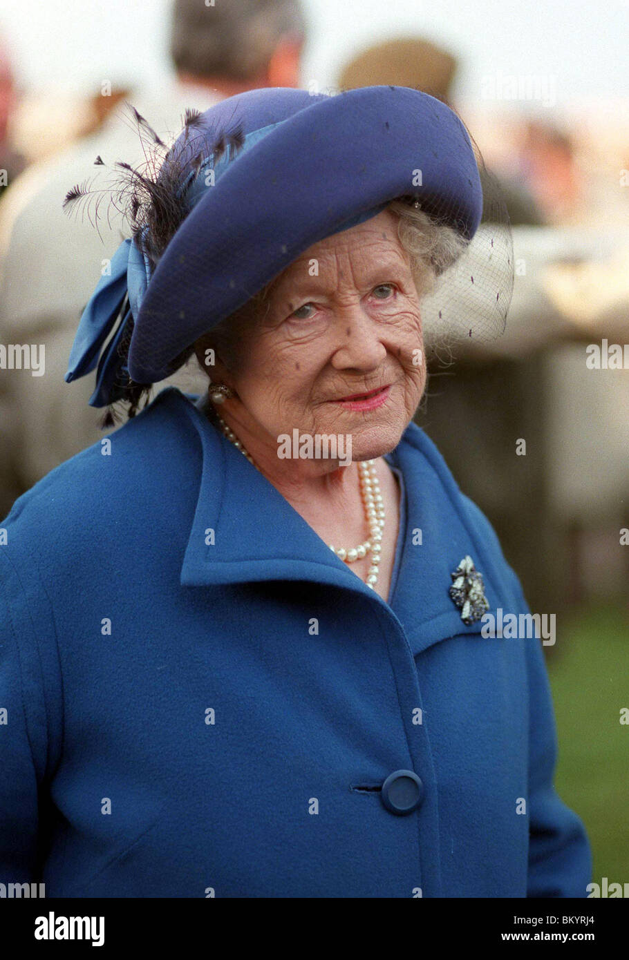 La regina madre della famiglia reale 07 Gennaio 1997 Foto Stock