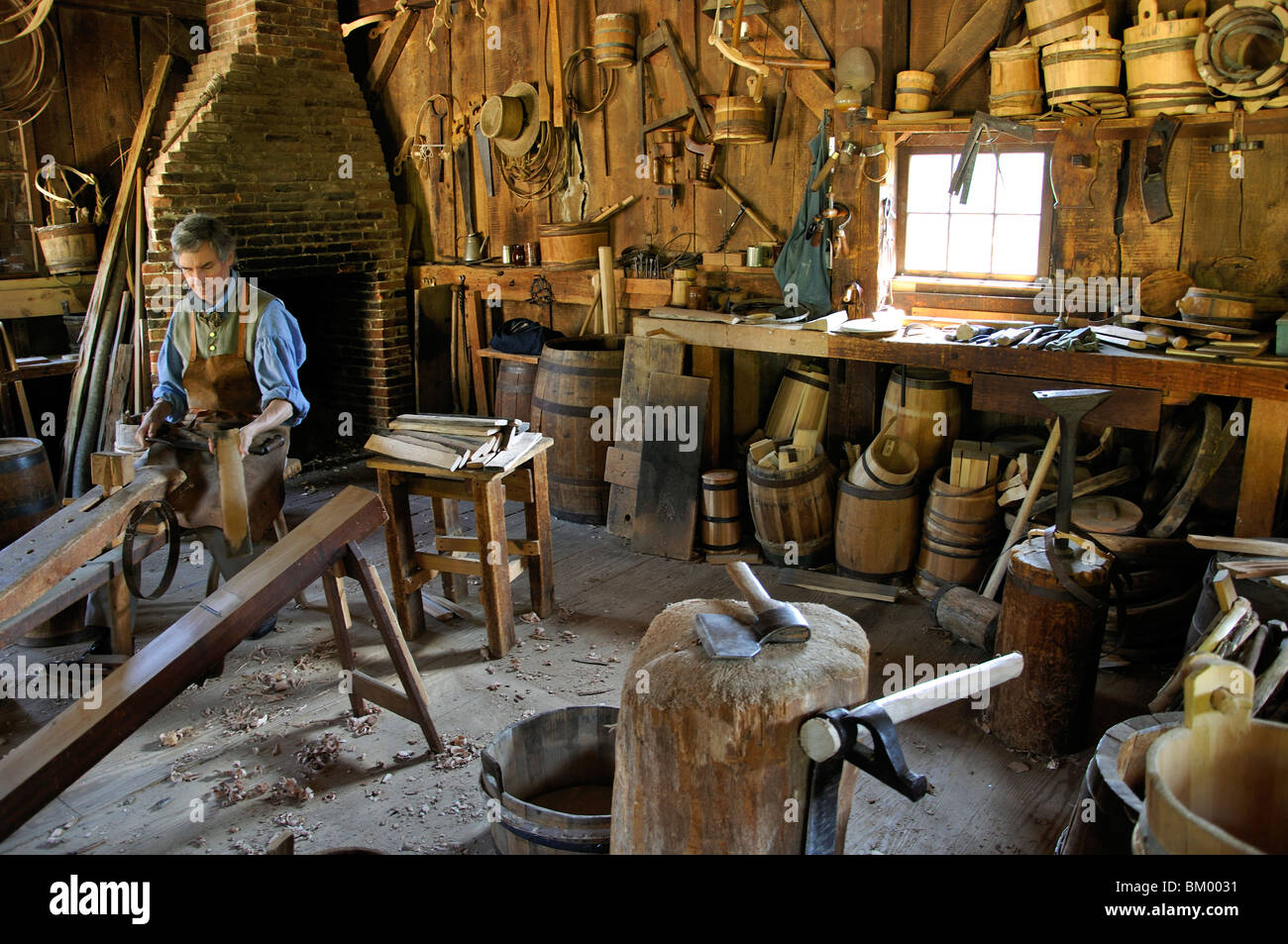 La guerra rivoluzionaria americana era (1770's) rievocazione, Sturbridge, Massachusetts, STATI UNITI D'AMERICA Foto Stock