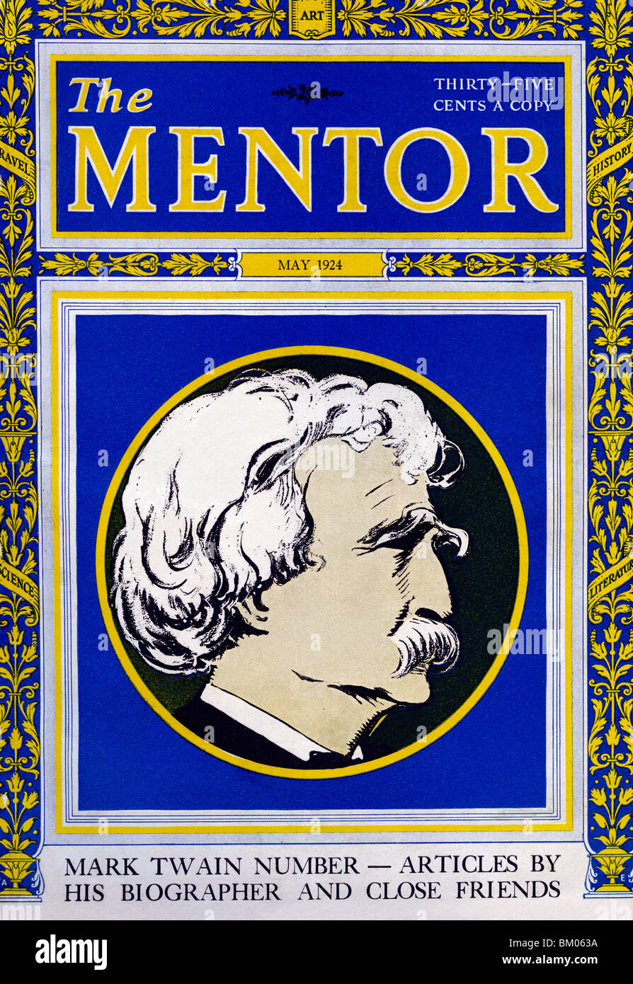 La Guida - Mark Twain Foto Stock