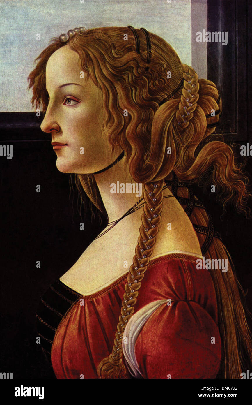 Ritratto di Simonetta Vespucci Foto Stock