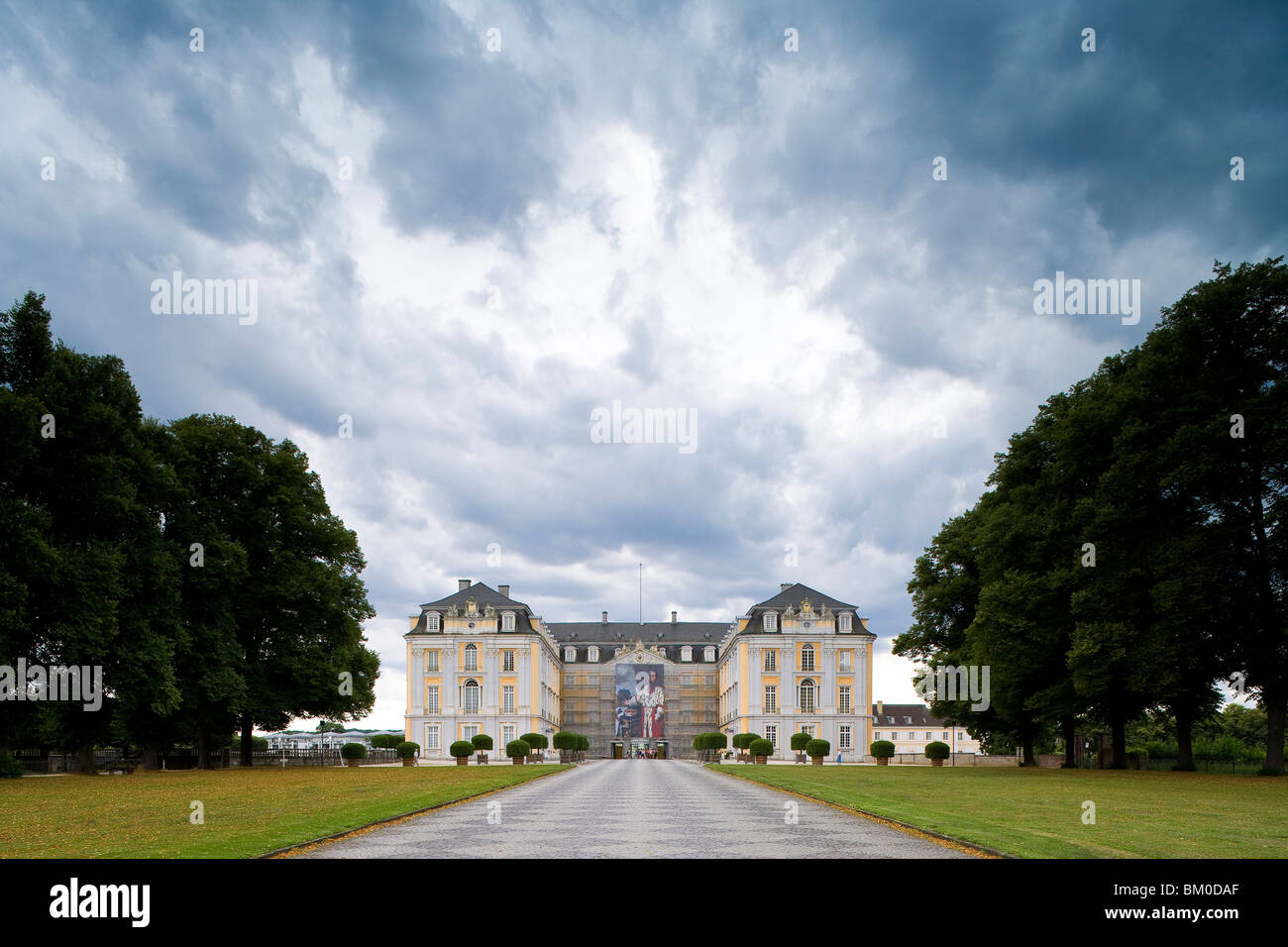 Augustusburg palace, Bruehl, Renania settentrionale-Vestfalia, in Germania, in Europa, l'UNESCO patrimonio mondiale Foto Stock
