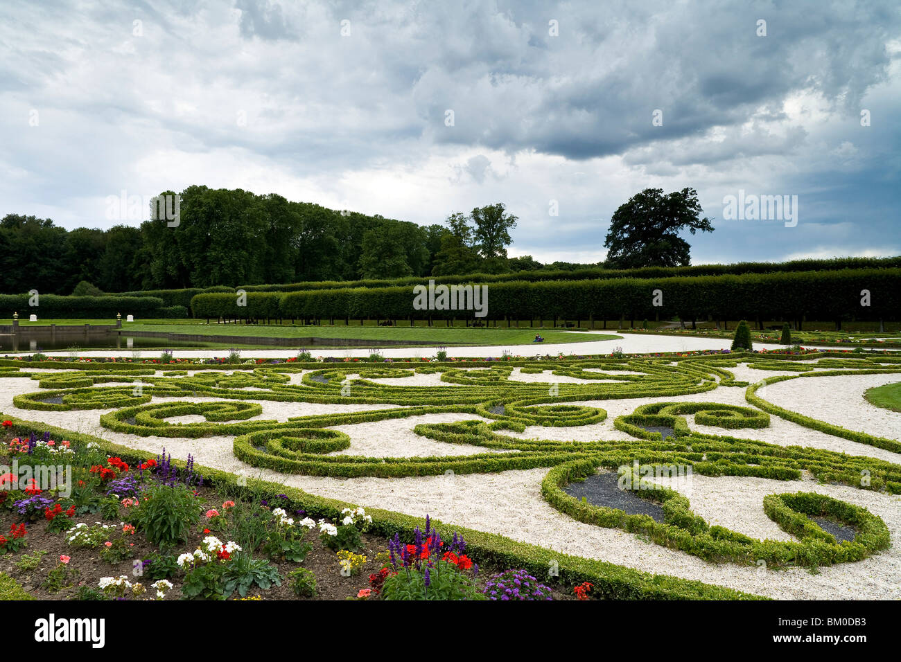 Augustusburg palace, Bruehl, Renania settentrionale-Vestfalia, in Germania, in Europa, l'UNESCO patrimonio mondiale Foto Stock