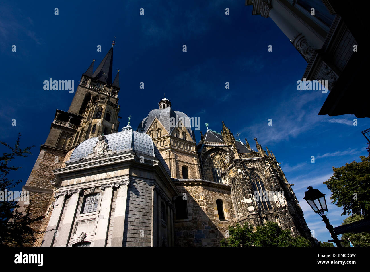 La Cattedrale di Aquisgrana, Aachen, Renania settentrionale-Vestfalia, Germania, Europa Foto Stock