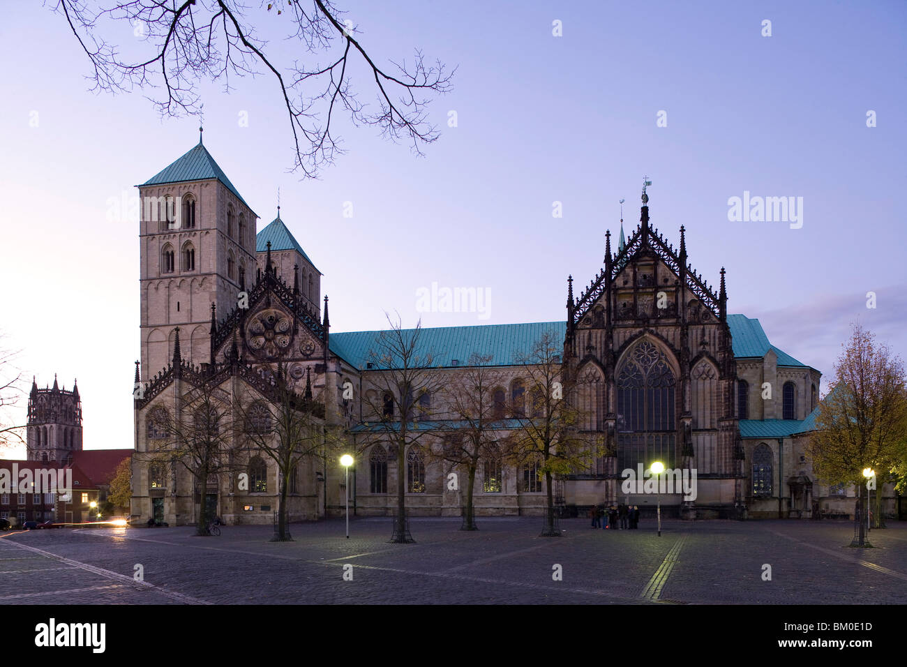 Cattedrale di San Paolo, Muenster, Renania settentrionale-Vestfalia, Germania, Europa Foto Stock