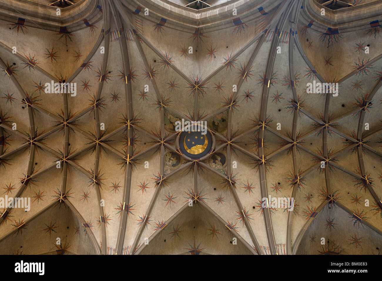 Heilig Kreuz Muenster in Schwaebisch Gmuend, Baden-Wuerttemberg, Germania, Europa Foto Stock